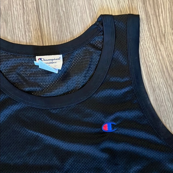 Champion Black Mesh Athletic Tank Top - Picture 6 of 7